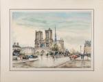 FRANK-WILL (Nanterre, 1900  - Clichy, 1950)Paris, Notre- Dame, les...
