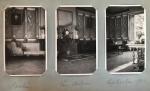 p. 12 : Trois photographies du Salon de Saché, septembre 1921,<br />
photographe anonyme, Fonds familial privé.