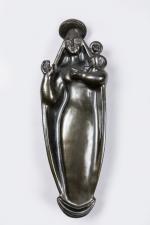 Georges JOUVE (Fontenay-sous-Bois, 1910 - Aix-en-Provence, 1964)
Vierge à l'enfant, c....
