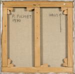 Pierre FICHET (Paris, 1927 - 2007)Composition, 1970Toile signée en bas...