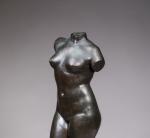 Alfred-Auguste JANNIOT (Paris, 1889 - Neuilly-sur-Seine, 1969)
Torse de Cécile

Bronze patine...