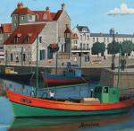 MAXIME (1896-1985), Maxime VOYET dit"Honfleur, le port", 1966Isorel signé en...