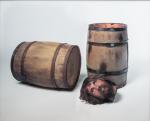 Sam DURANT (né Seattle, États-Unis en 1961)
"Still life (barrels, head)",...