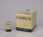 YVES SAINT-LAURENT - "Champagne"Dans son coffret filmé de cellophane.JOINT :...