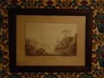 Jean Joseph BOSTIER DE BEZ (1780-c.1845)« Vue du Vigand, Gard »Aquarelle signée...