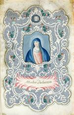 [Canivet] La Vierge Marie, Mère de Douleur. XVIIIe siècle.Canivet sur...