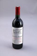 SAINT-ÉMILION. Château Bellefont-Belcier, 1990. 1 bouteille. (N, étiquette très légèrement...