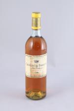 SAUTERNES. Château de Fargues, 1980. 1 bouteille. (TLB, étiquette tachée).