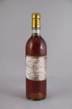 SAUTERNES. Château Gilette, crème de tête, 1961. 1 bouteille. (BG,...