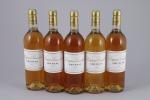 LOUPIAC. Château Loupiac Gaudiet, 6 bouteilles. 5 bouteilles de 1995...