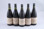 GIGONDAS. Prestige, Louis Mousset, 2001. 5 bouteilles. (BG, étiquettes tachées...