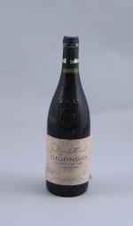 GIGONDAS. Prestige, Louis Mousset, 2001. 5 bouteilles. (BG, étiquettes tachées...