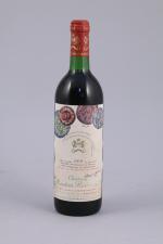 PAUILLAC. Château Mouton Rotschild, 11 bouteilles, 1978.Caisse bois d'origine ouverte....