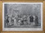 D'après Anicet Charles Gabriel LEMONNIER (1743-1824)"François Ier recevant dans la...