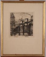 Charles MÉRYON (1821-1868)
Le Pont Neuf, 1853 (19 x 18 cm)
La...