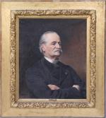 Henri Charles SAUVAGE (Blois, 1853 - 1895 )Portrait de Charles-Jérôme...
