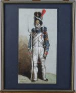 Charles-Jérôme LECOUR (Paris, 1823 - Blois, 1900)Soldat de la garde...