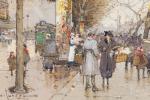 Eugène GALIEN-LALOUE (Paris, 1854 - Chérence, 1941)Paris, le quai de...