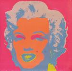 Andy WARHOL (Pittsburgh, 1928 - New York,1987)Marylin rougeSérigraphie. Haut. 91,...