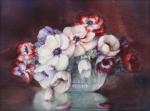Isidore ROSENSTOCK (1880-1956)Bouquet de roses, Coupe aux fleursDeux aquarelles, signées...