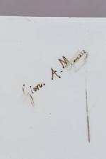 Étienne Aimable MAROIS (Gien, 1833 -?)Plaque en céramique émaillée présentant...