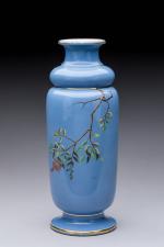 Jehanne GONDOUIN (1851-1942)Vase aux oiseaux siffleurs, 1877en céramique émaillée ...