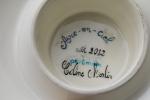 Céline MARLINVase aux dragons et roses, 2012en céramique émaillée sur...