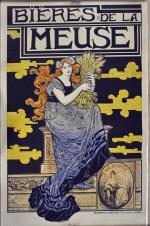 Marc Auguste BASTARD (1863-1926) 
Bières de la Meuse.
 
Affiche imprimée...