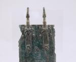 ÉTRURIE - IIIe-IVe siècles avant J.-C.FERMAIL en bronze laminé à...