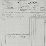 Fig. 7 Marine marchande, acte d’engagement dans la marine marchande, encre sur papier, 1865, Vincennes, Archives militaires.