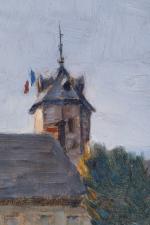 Le château d'Aubry sur panneau par Le Sidaner en 1891