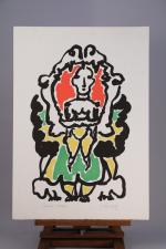 Charles LAPICQUE (Théizé, 1898 - Orsay, 1988)Paysages bretons,"Quetzalcoalt" et autres...