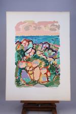 Charles LAPICQUE (Théizé, 1898 - Orsay, 1988)"La route mandarine" et...