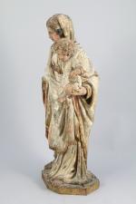 OUEST de la FRANCE, XVIIème siècle
Vierge à l'enfant

Sculpture d'applique en...