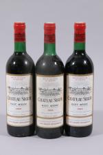 HAUT-MÉDOC, Château Segur/Cru grand bourgeois, 1982, 3 bouteilles, BG /...