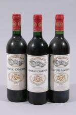 HAUT-MÉDOC, Château Camensac/Grand Cru Classé, 1990, 3 bouteilles, N /...