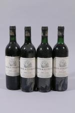SAINT-JULIEN, Château Beychevelle/Grand Cru Classé, 1990, 4 bouteilles, BG à...