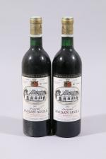 MARGAUX, Château Rausan-Ségla/2e Cru Classé, 1983, 2 bouteilles, BG, bouchons...