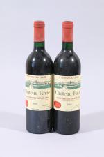 SAINT-EMILION, Château Pavie/1er Grand Cru Classé, 1985, 2 bouteilles, BG.