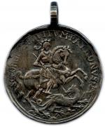 HONGRIE. Médaille de pèlerinage en argent avec bélière notamment celui...