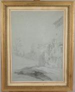 École FRANÇAISE du XVIIIème siècle, entourage de Joseph-Marie VIEN (1716-1809)PaysagePierre...