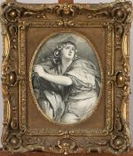 d'après Jean Auguste Dominique INGRES (1780-1867)
Portrait de femme éplorée. 

Gravure.

Haut....