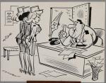LEFFEL (né à Genève en 1918)
15 dessins humoristiques pour la...