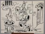 LEFFEL (né à Genève en 1918)
15 dessins humoristiques pour la...