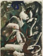 Yolande FIEVRE (1907-1983)
Sans titre

Peinture automatique.
Gouache sur papier de soie.

Haut. 24,...
