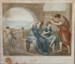 D'après Angelica KAUFFMANN  (1740-1807)
Chromolithographie, Pline le jeune et sa...