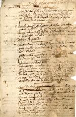 [Nord - Ancien Régime]Mémoire manuscrit rédigé par Eugène Dubois (1659-1702),...