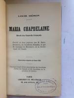 HEMON, Louis. Maria Chapdelaine. Récit du Canada Français. Précédé de...
