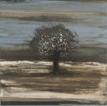 BADAIRE Jean-Gilles (né en 1951)L'arbreTechnique mixte sur toile. 50 x...