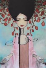 JACQUEMET SOARES Armandine (née en 1967)FreeAcrylique sur toile de lin...